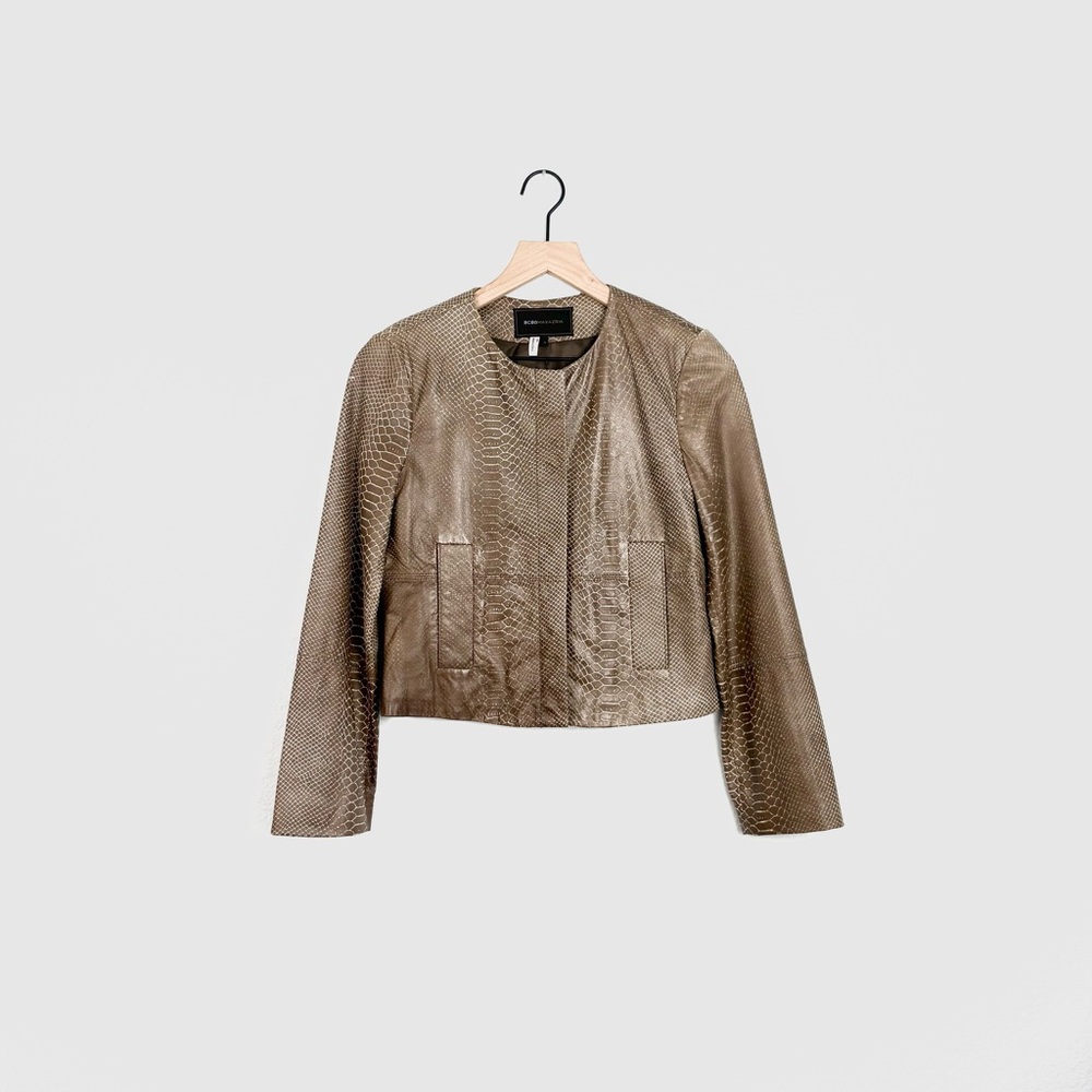 Women's Tan Leather Jacket